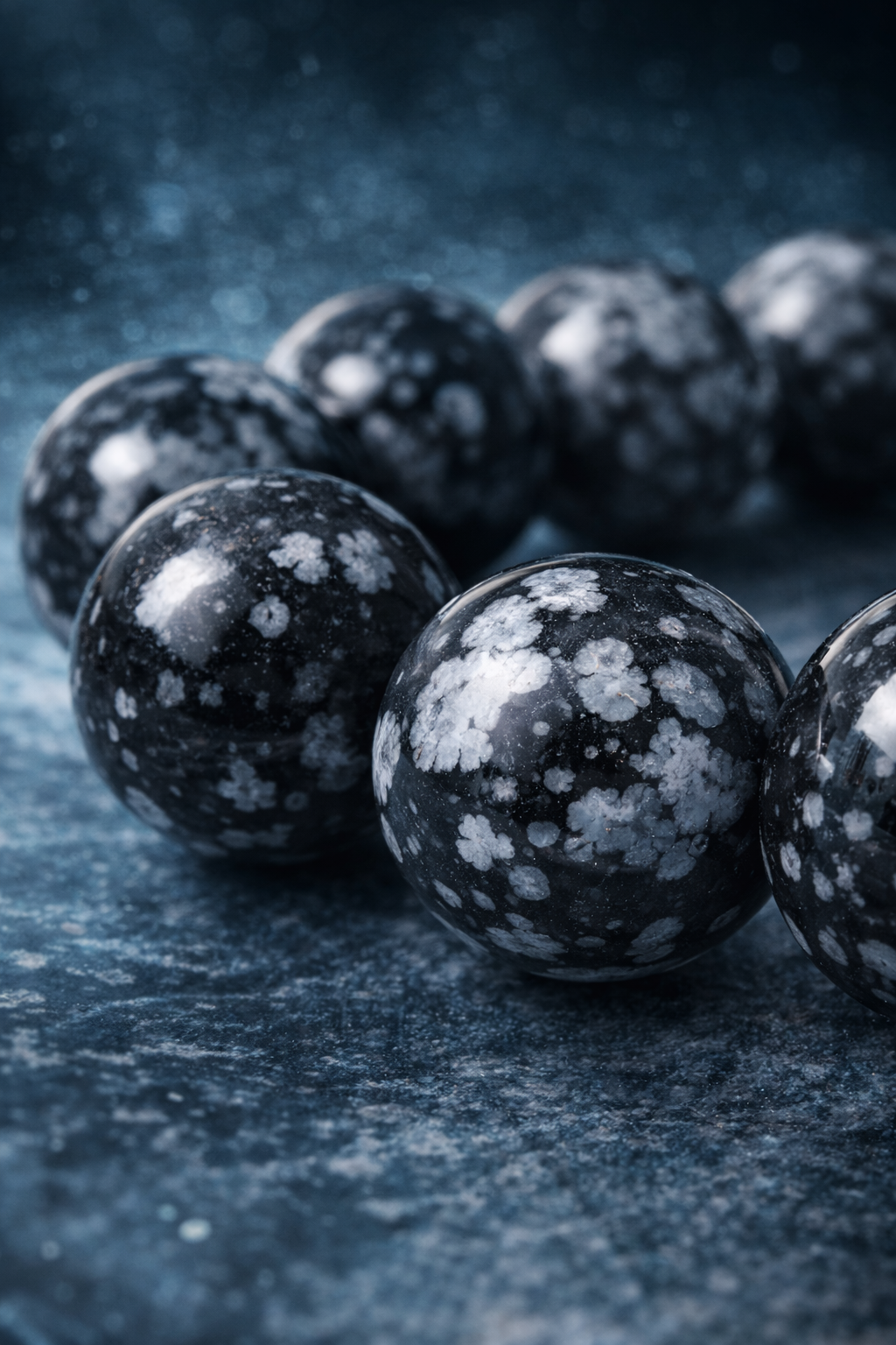 Ossidiana Fiocco di Neve