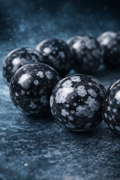 Ossidiana Fiocco di Neve